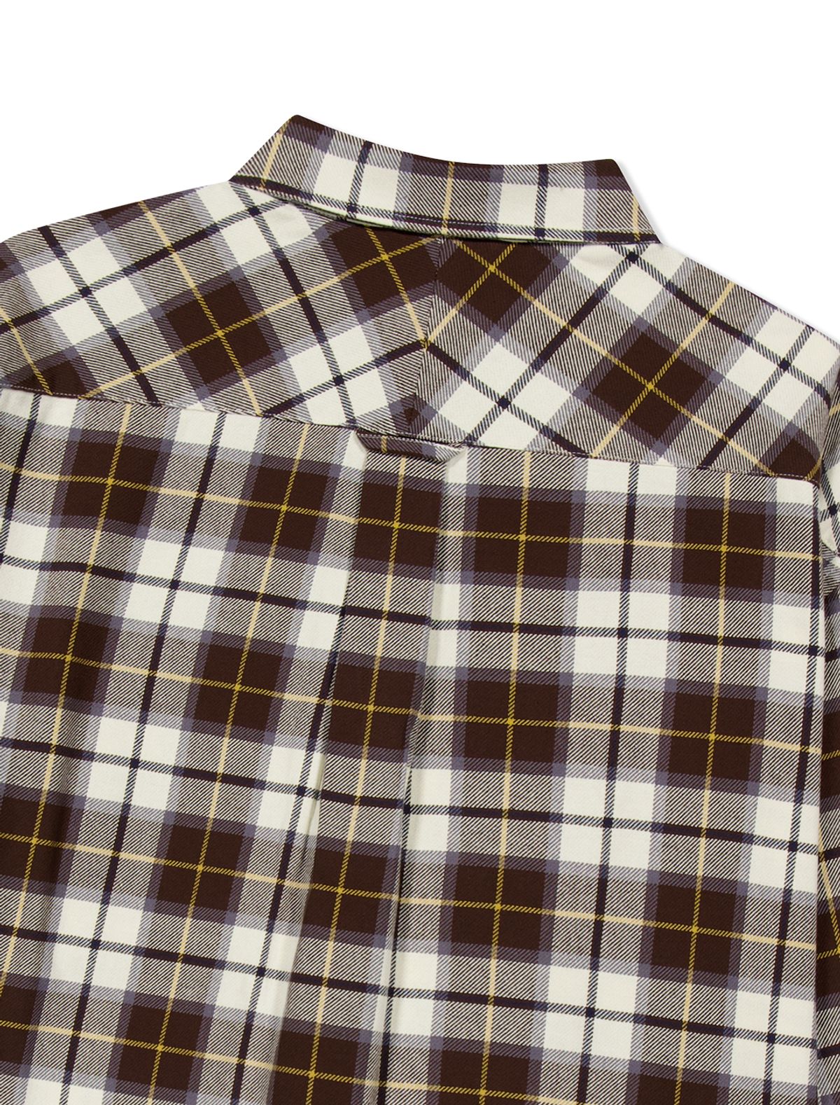 예스아이씨(YESEYESEE) Plop Check Shirt Brown
