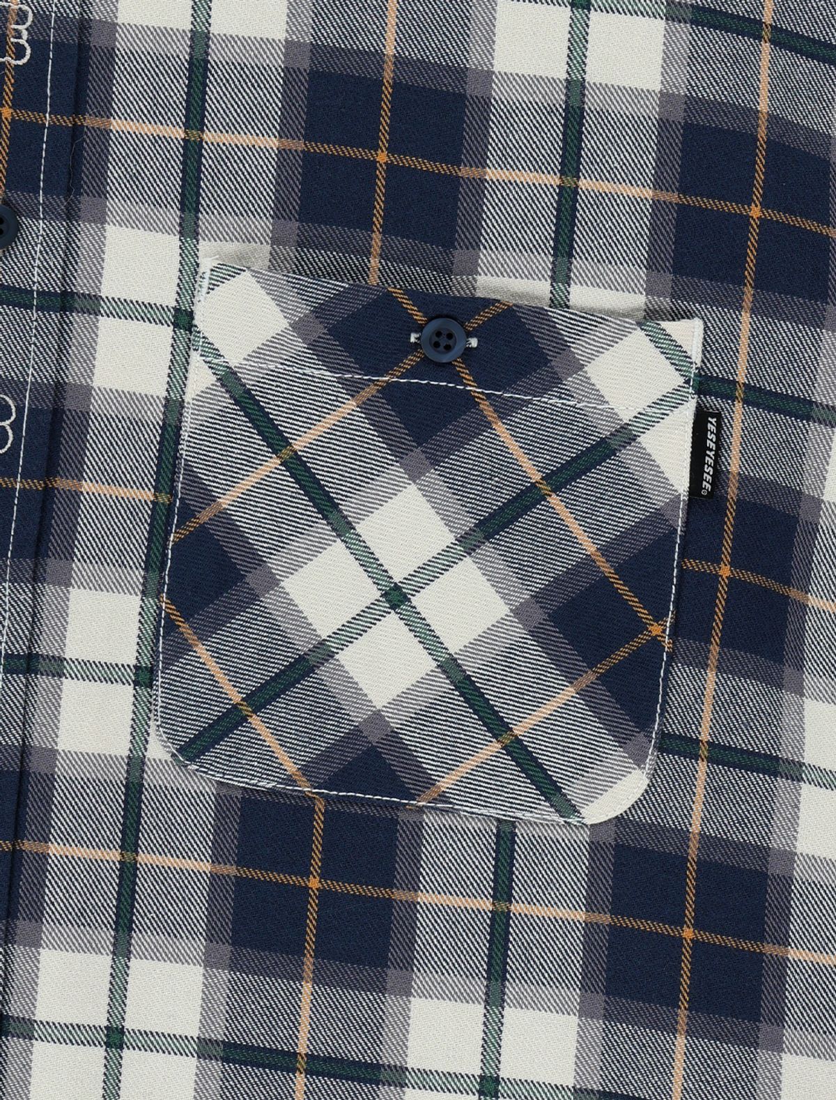 예스아이씨(YESEYESEE) Plop Check Shirt Blue