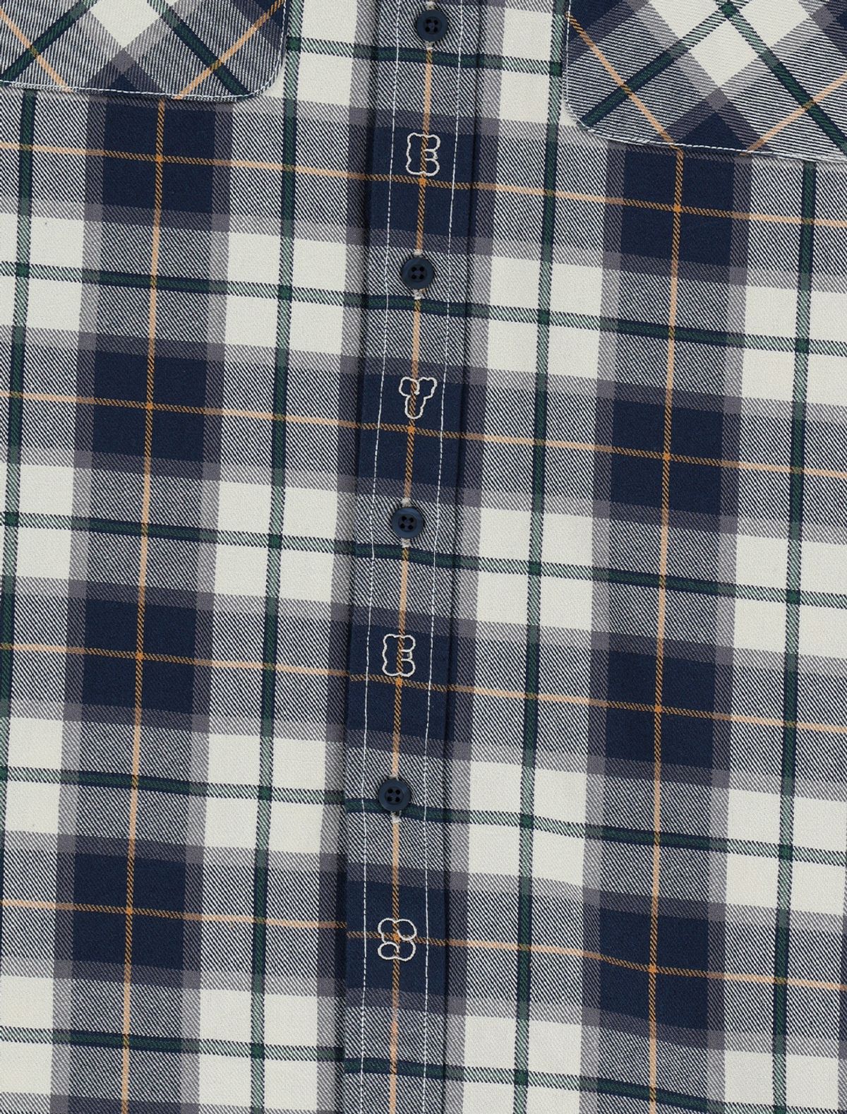 예스아이씨(YESEYESEE) Plop Check Shirt Blue