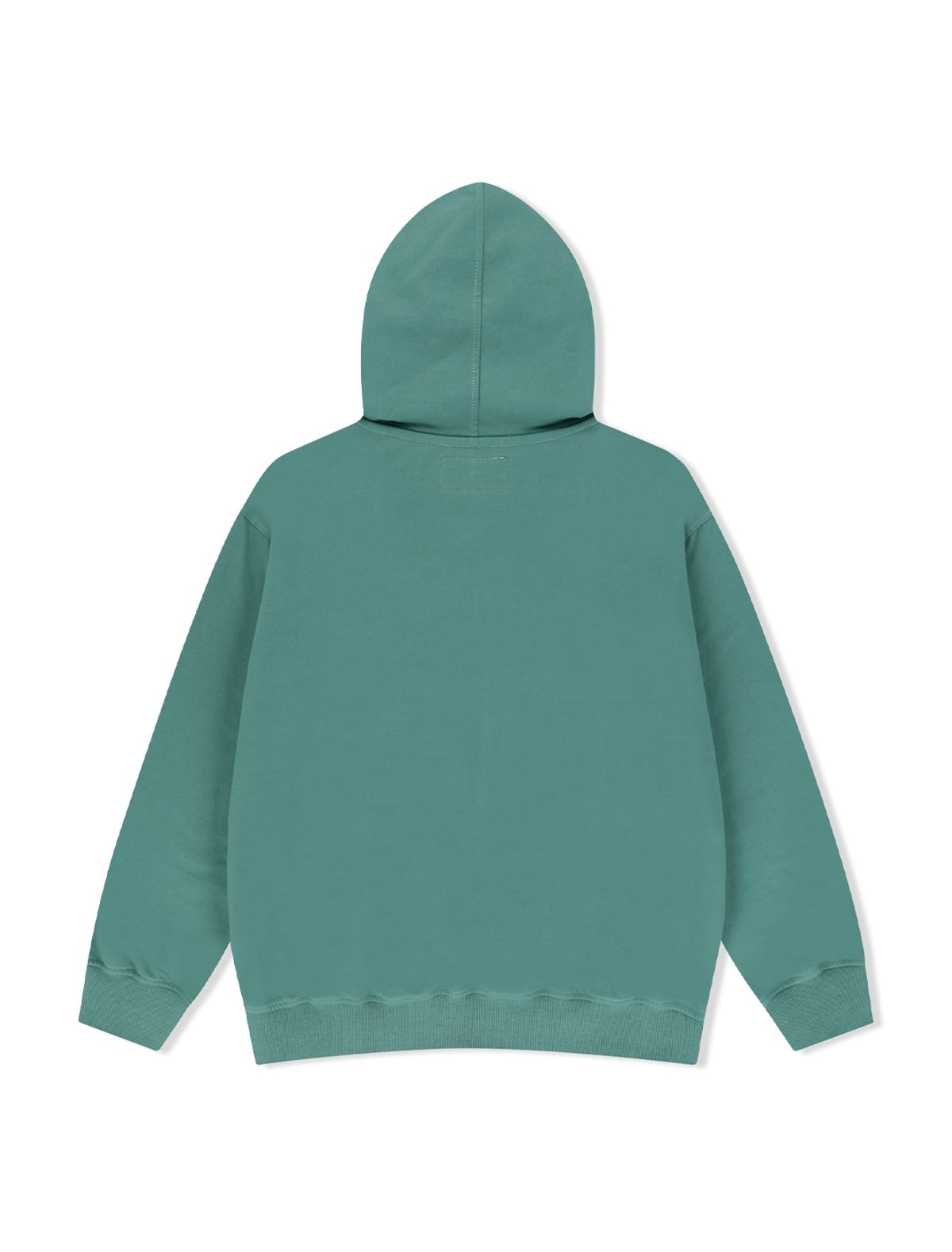 예스아이씨(YESEYESEE) Y.E.S Single Stitch Hoodie Teal