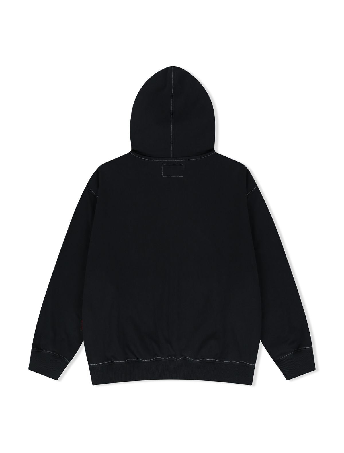 예스아이씨(YESEYESEE) Y.E.S Single Stitch Hoodie Black