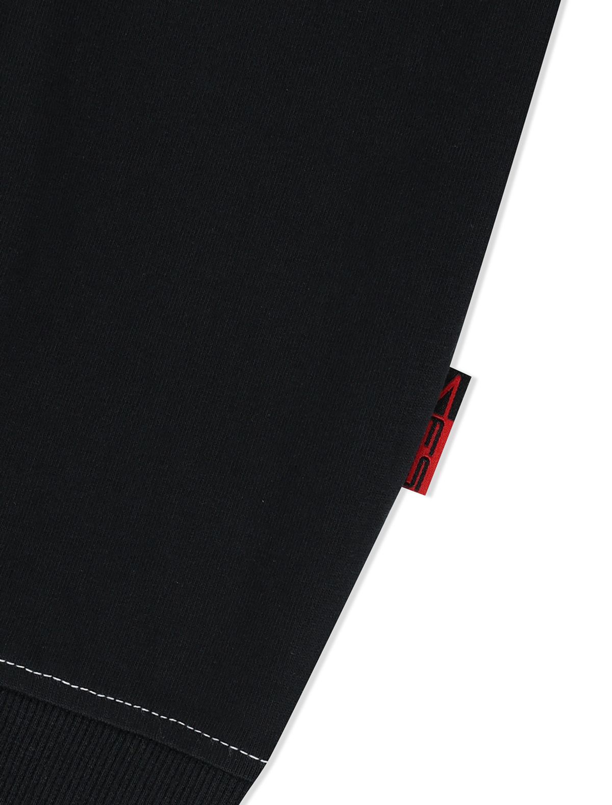 예스아이씨(YESEYESEE) Y.E.S Single Stitch Hoodie Black