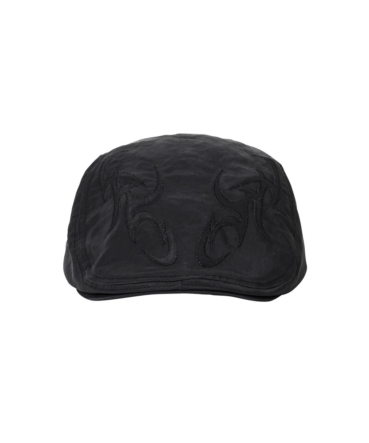 아조바이아조(AJOBYAJO) Tribal Logo Nylon Flat Cap [BLACK]