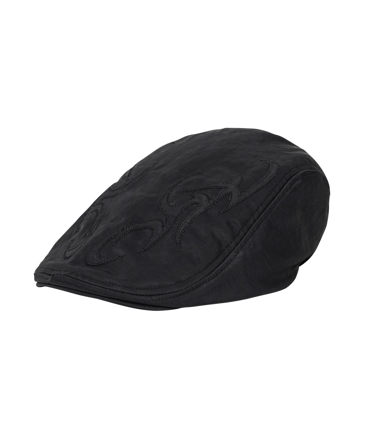 아조바이아조(AJOBYAJO) Tribal Logo Nylon Flat Cap [BLACK]
