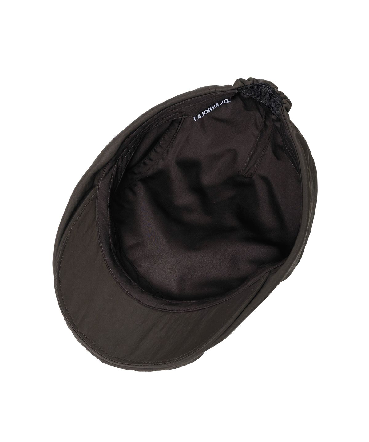 아조바이아조(AJOBYAJO) Tribal Logo Nylon Flat Cap [DARK BROWN]