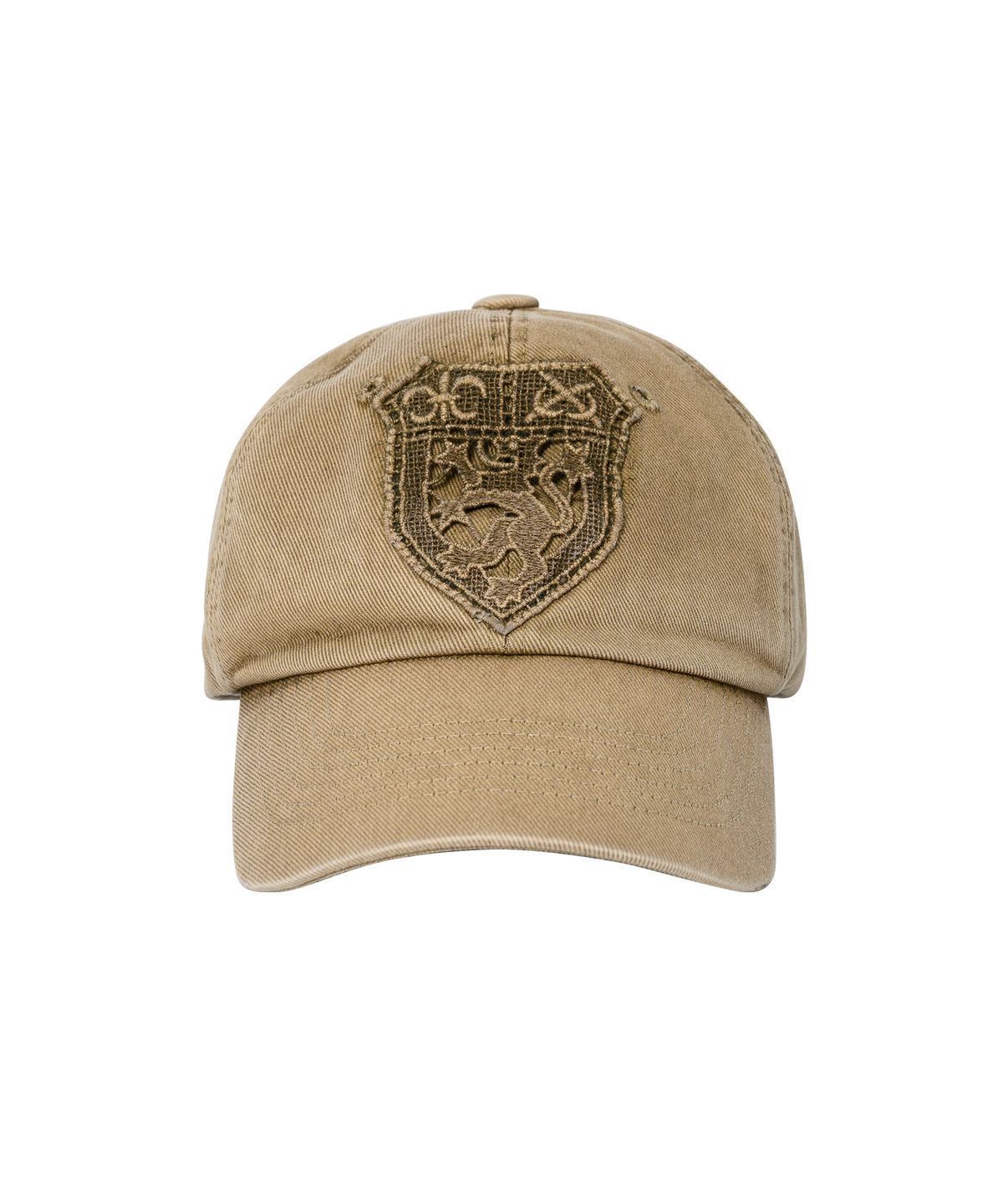 아조바이아조(AJOBYAJO) Wappen Washed Cap [BEIGE]