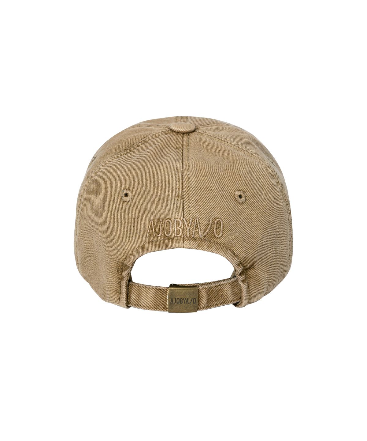 아조바이아조(AJOBYAJO) Wappen Washed Cap [BEIGE]