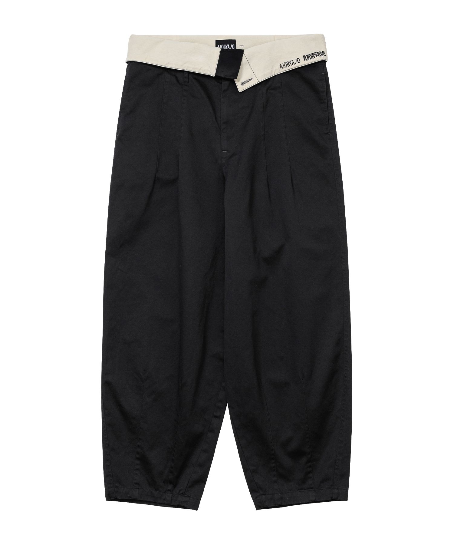 MUSINSA | AJOBYAJO High Waist Oversized Pants [BLACK]