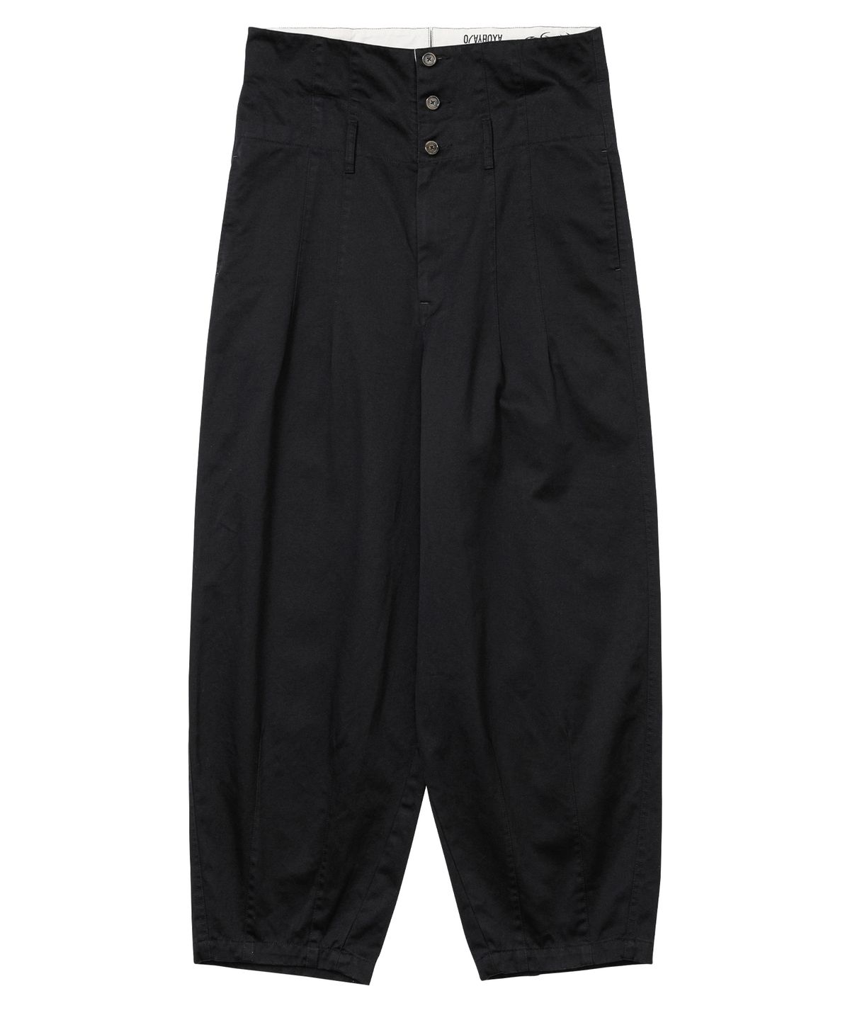아조바이아조(AJOBYAJO) High Waist Oversized Pants [BLACK]