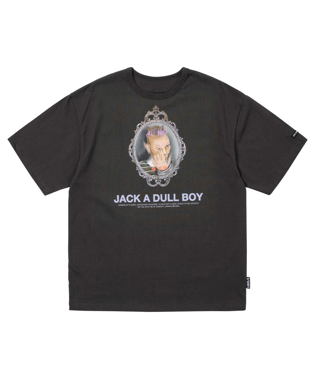 아조바이아조(AJOBYAJO) Jacks Portrait T-shirt [CHARCOAL]