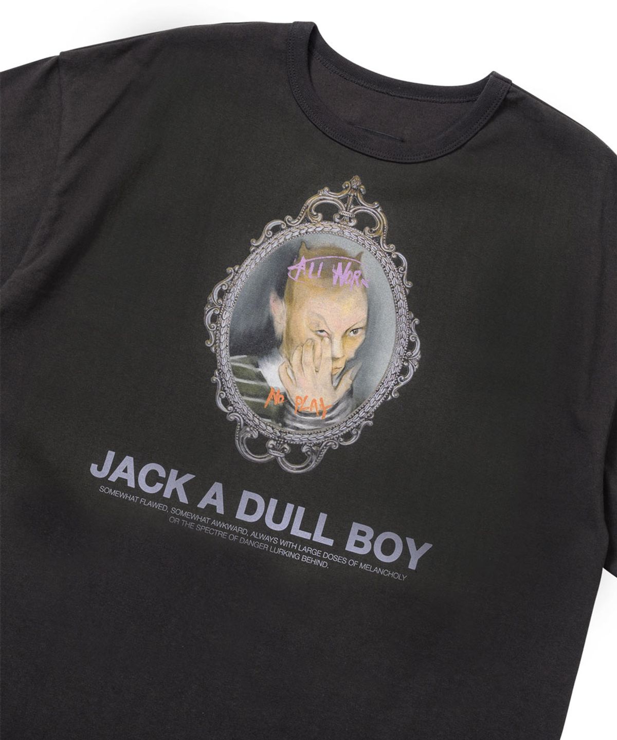 아조바이아조(AJOBYAJO) Jacks Portrait T-shirt [CHARCOAL]