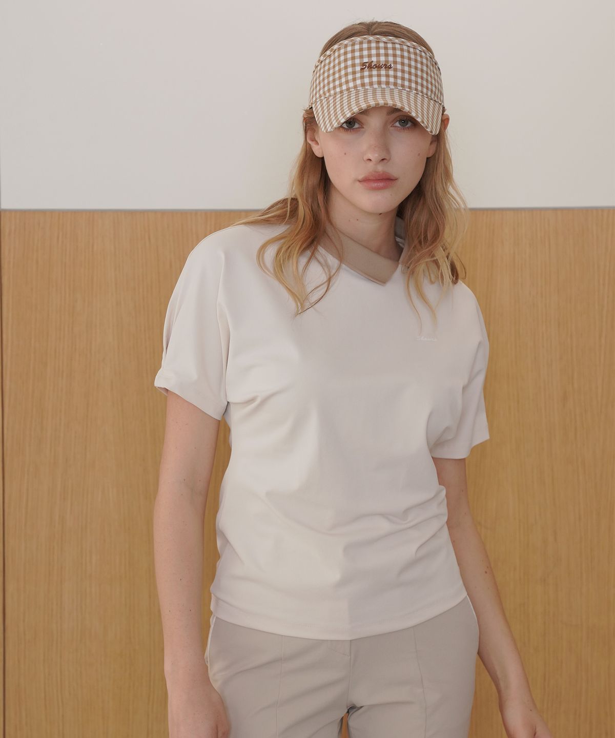 파이브아워스(5HOURS) VOLUME RAGLAN COLLAR-T _ IVORY