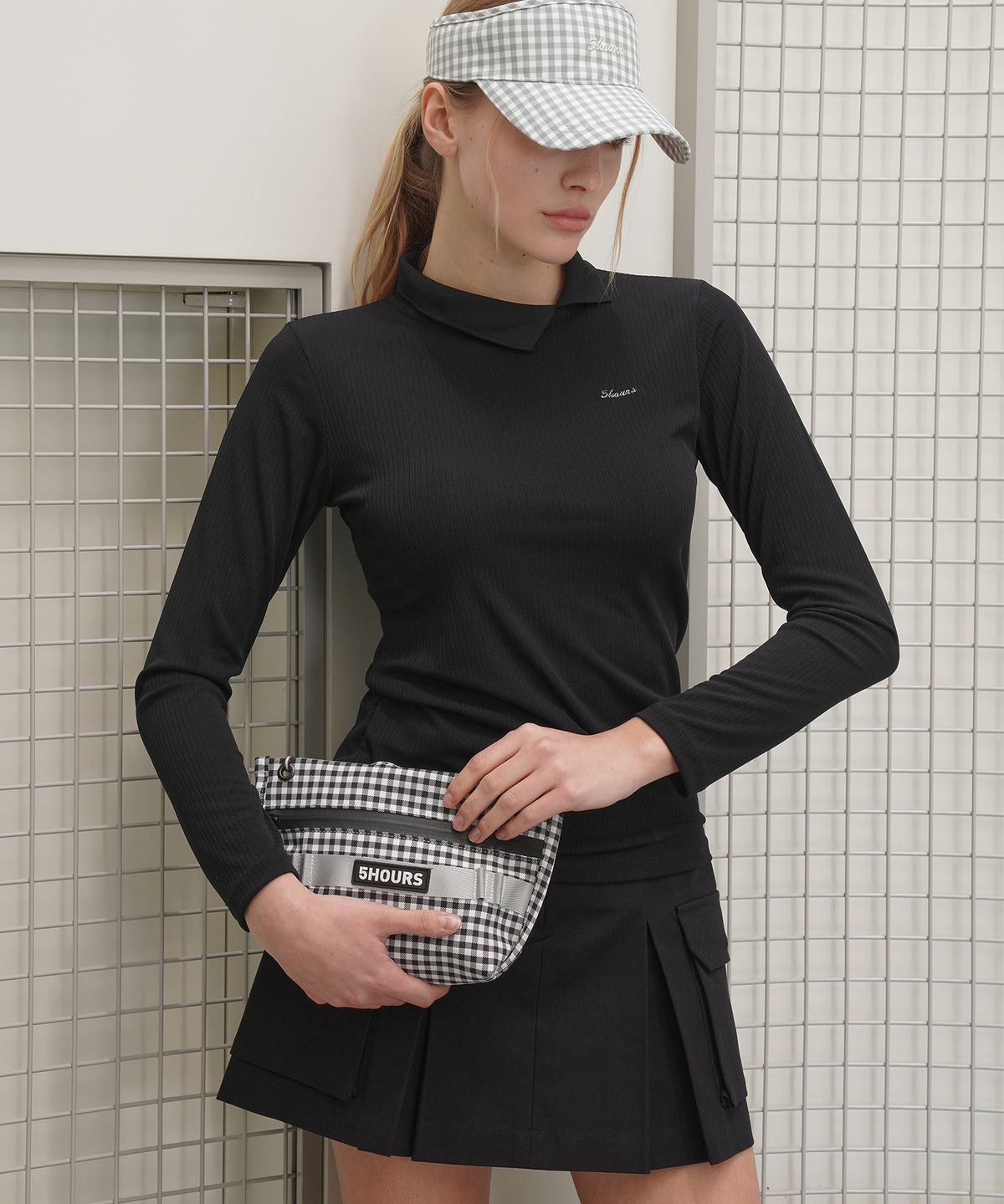 파이브아워스(5HOURS) SHIRTS COLLAR COOLING LAYER _ BLACK