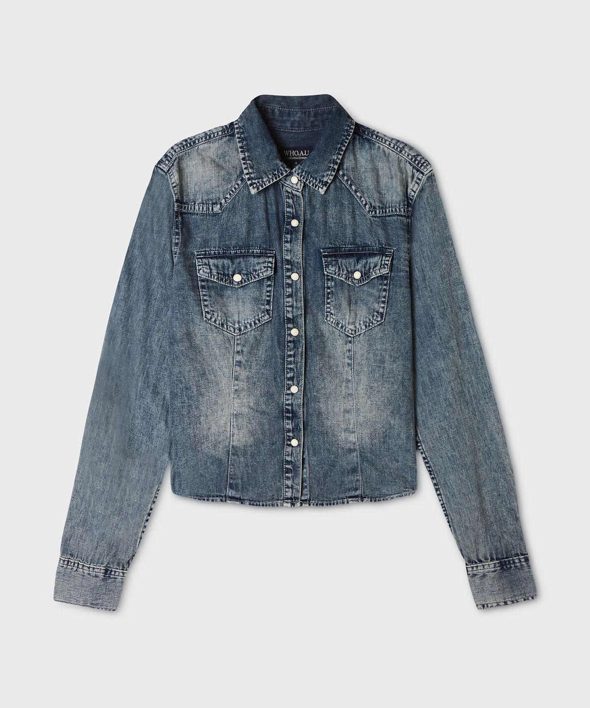 후아유(WHO.A.U) Western Point Denim Jacket(F) / WHYJG4931F