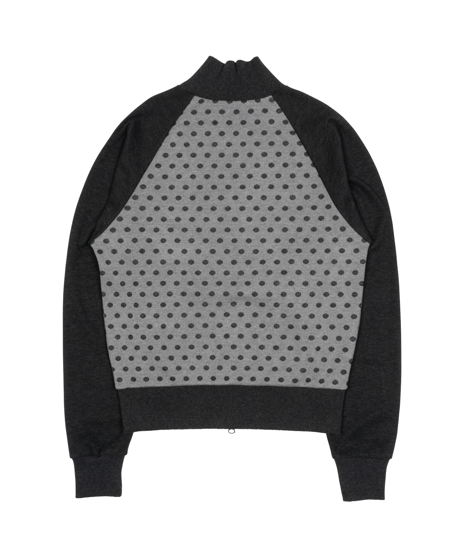 poudre　MUSINSA THE COLDEST MOMENT MUSINSA | THE COLDEST MOMENT TCM dot raglan zip-up (charcoal