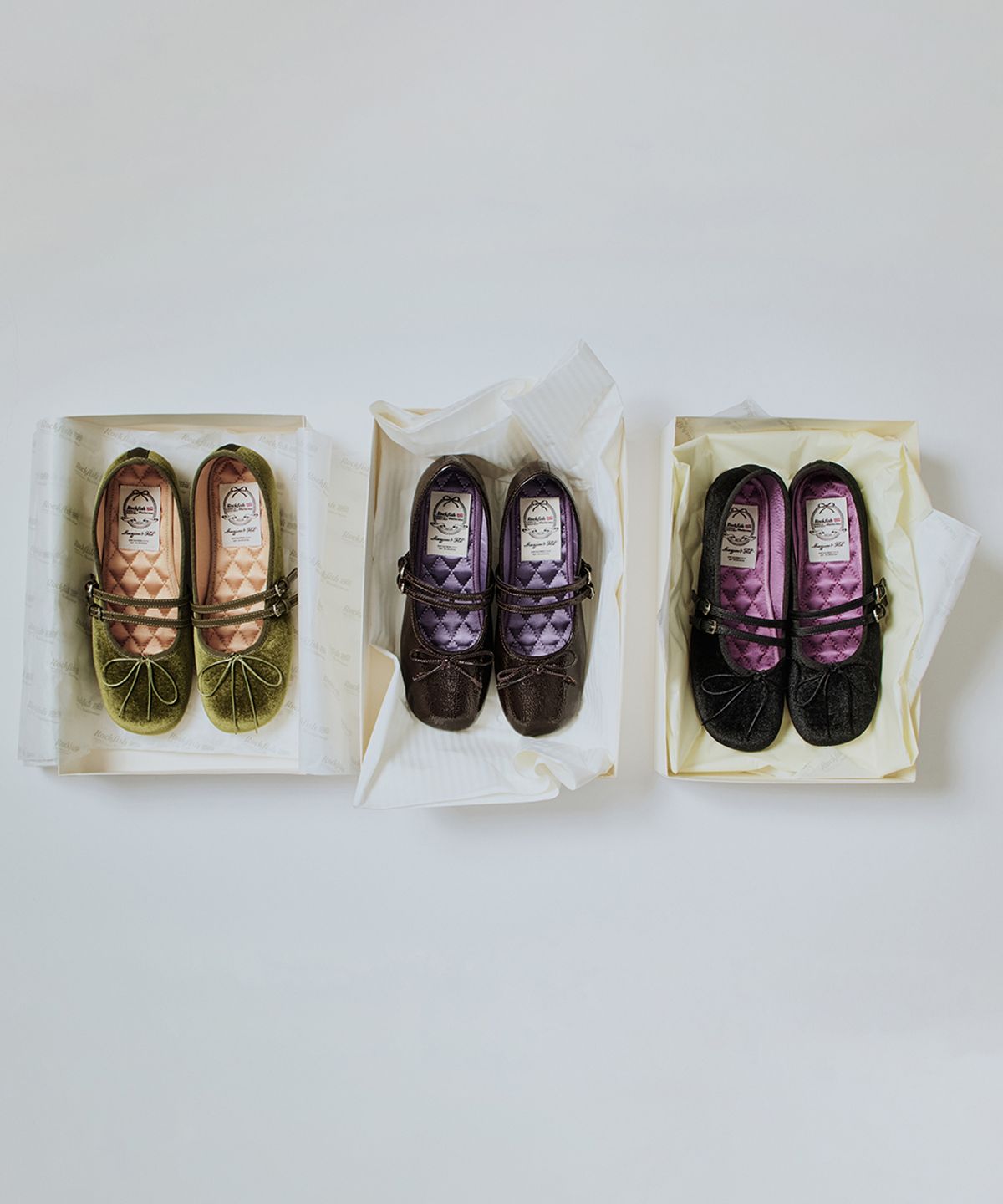 락피쉬웨더웨어(ROCKFISH WEATHERWEAR) SQUARE TOE TWO STRAP MARYJANES(VELVET) - 4 colors