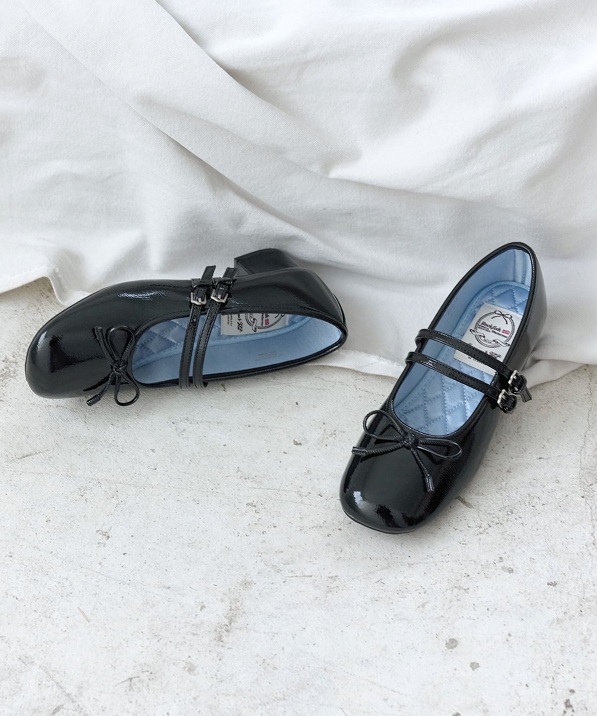 락피쉬웨더웨어(ROCKFISH WEATHERWEAR) SQUARE TOE TWO STRAP MARYJANES(4CM) - 5 colors