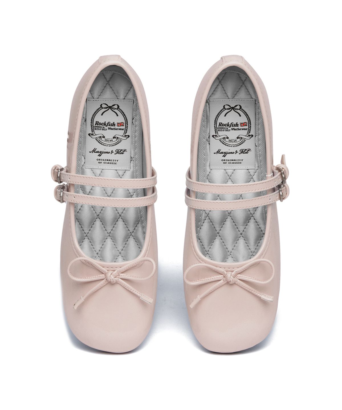 락피쉬웨더웨어(ROCKFISH WEATHERWEAR) SQUARE TOE TWO STRAP MARYJANES(4CM) - 5 colors