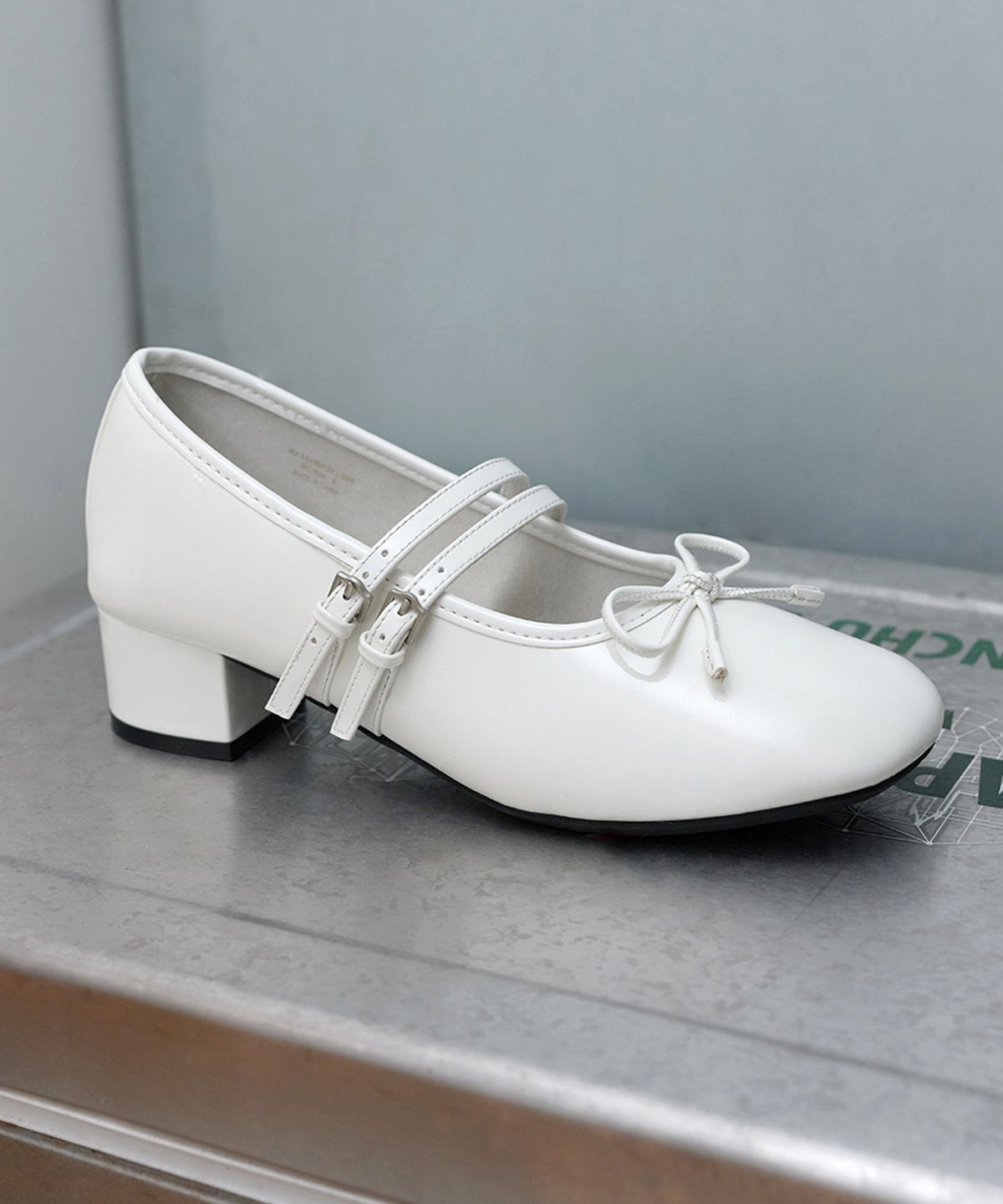 락피쉬웨더웨어(ROCKFISH WEATHERWEAR) SQUARE TOE TWO STRAP MARYJANES(4CM) - 5 colors