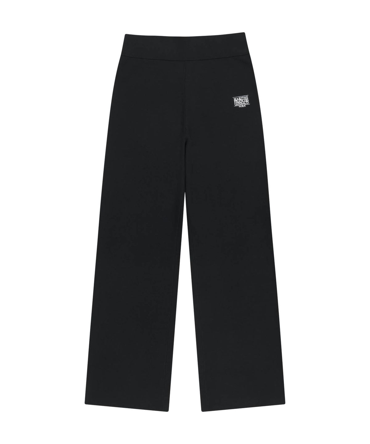 마리떼 프랑소와 저버(MARITHÉ + FRANҪOIS GIRBAUD) W CLASSIC LOGO KNIT PANTS black