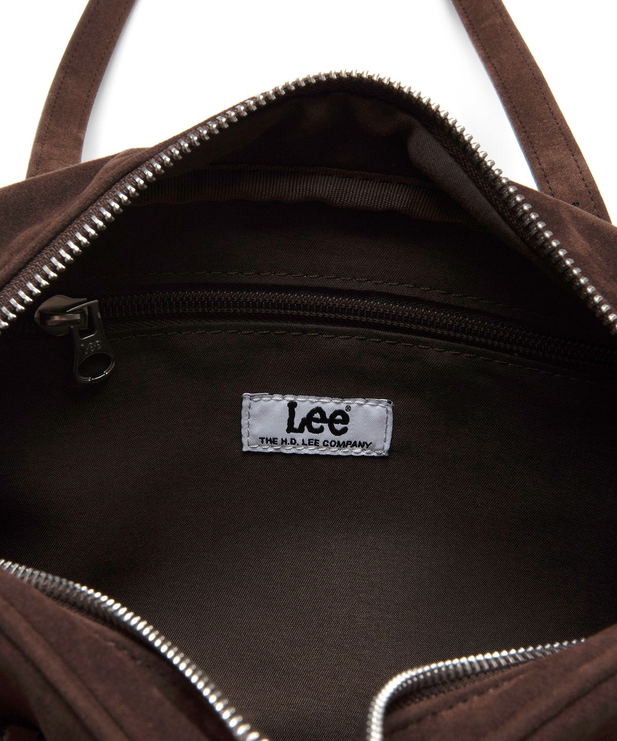 리(LEE) 스웨이드 러비백 브라운
