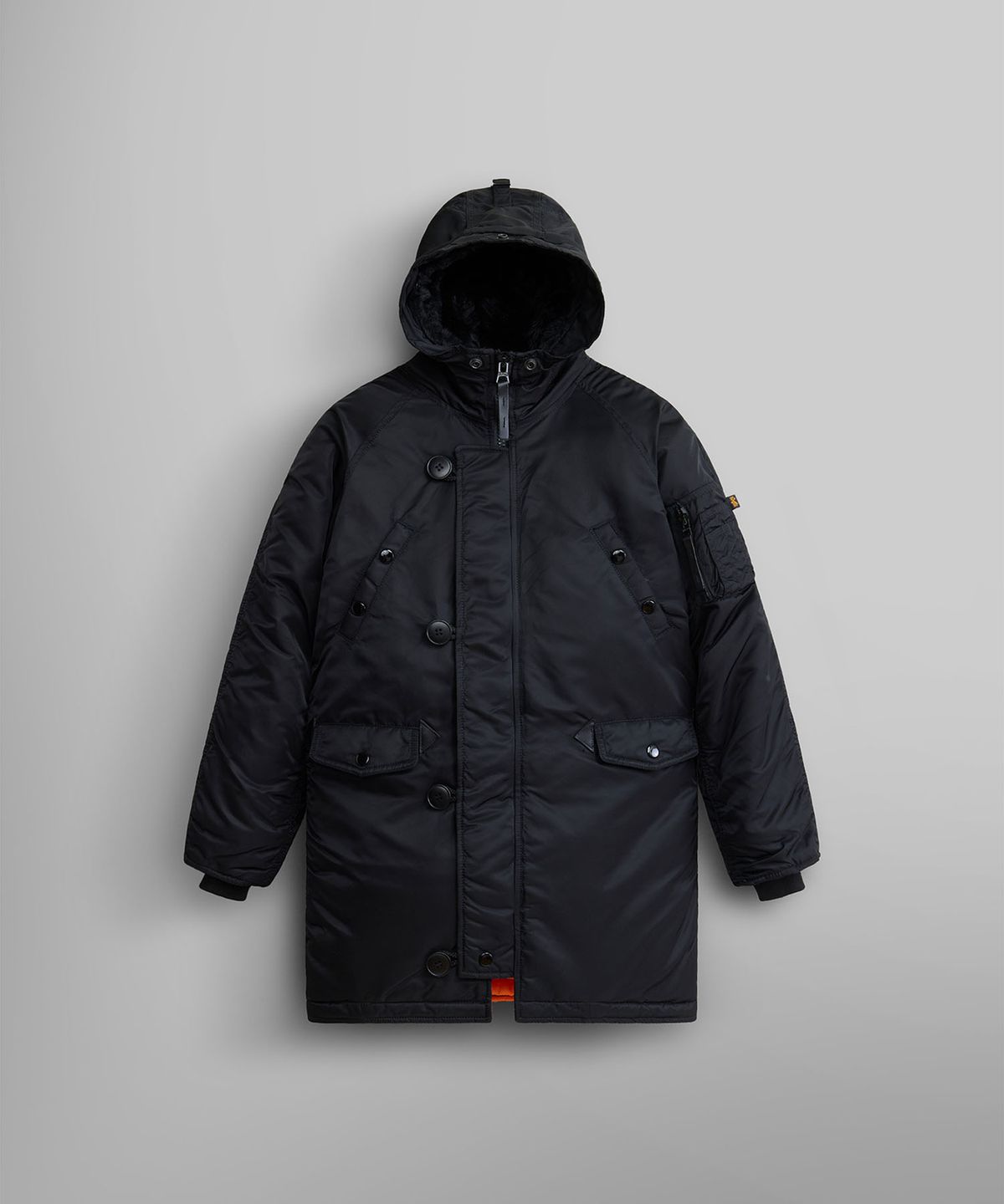 알파 인더스트리 키즈(ALPHA INDUSTRIES KIDS) 키즈 N-3B 파카 블랙