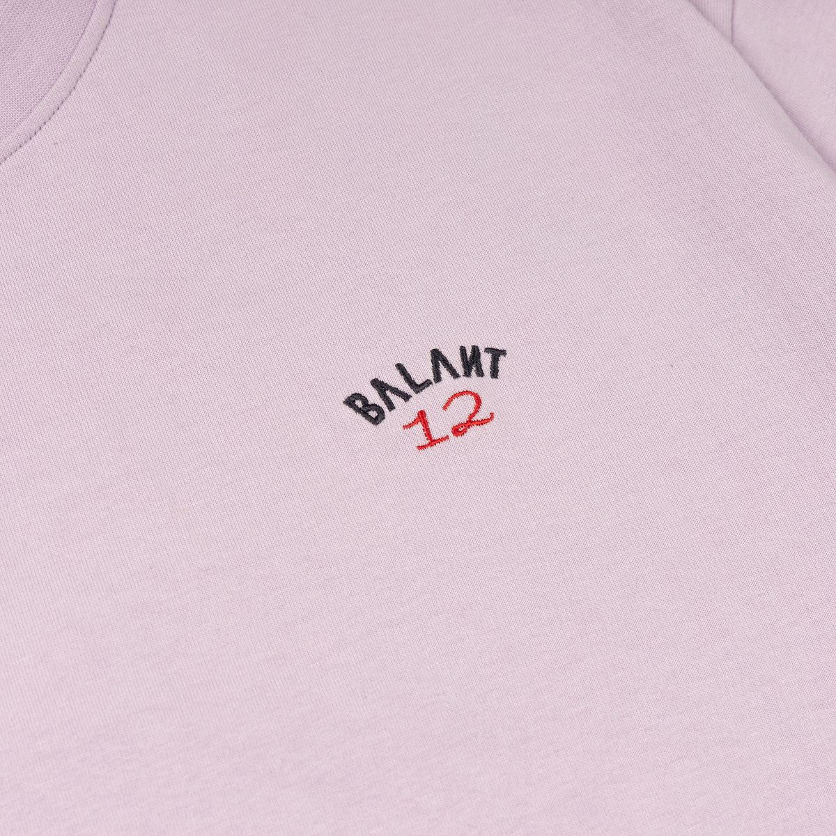 발란트(BALANT) 시그니처 로고 베이직 티셔츠 - 퍼플