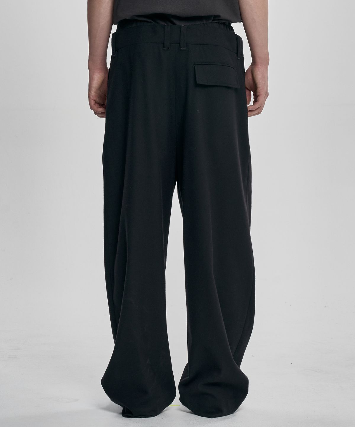 아조바이아조(AJOBYAJO) Double Layered Pants [BLACK]