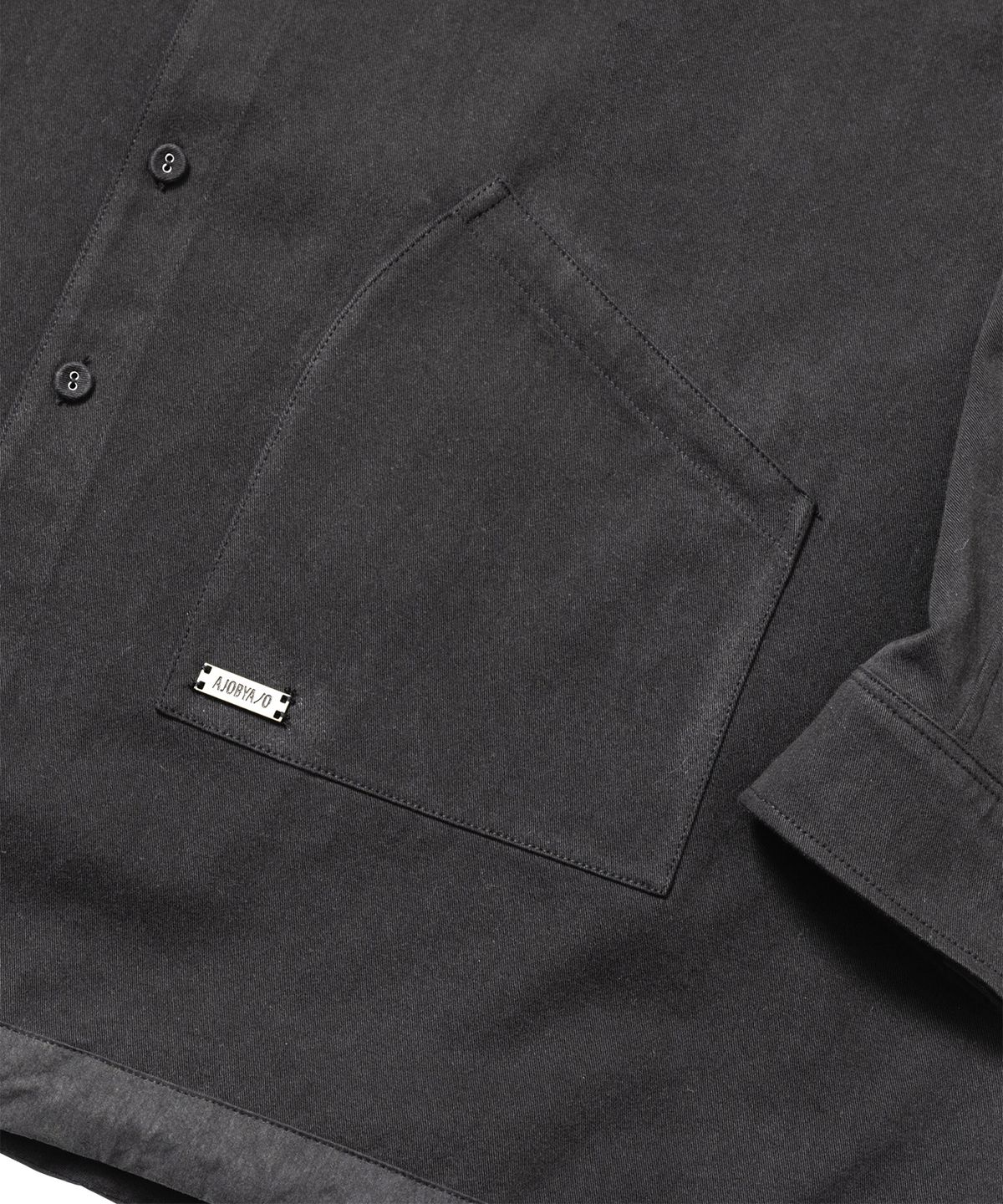 아조바이아조(AJOBYAJO) 3D Raglan String Overshirt [BLACK]