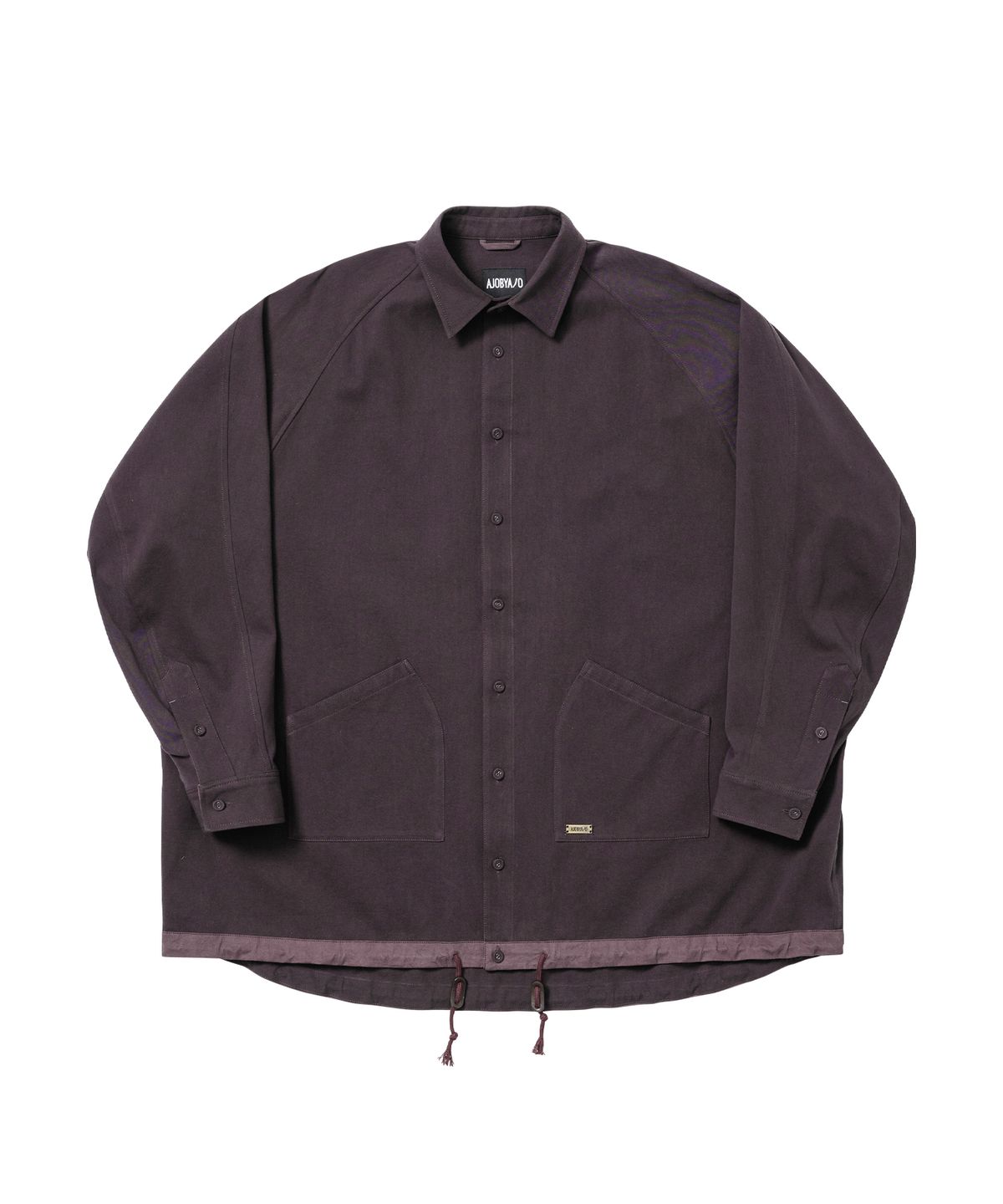 아조바이아조(AJOBYAJO) 3D Raglan String Overshirt [WINE]