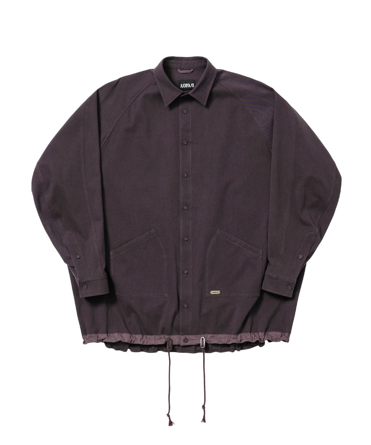 아조바이아조(AJOBYAJO) 3D Raglan String Overshirt [WINE]