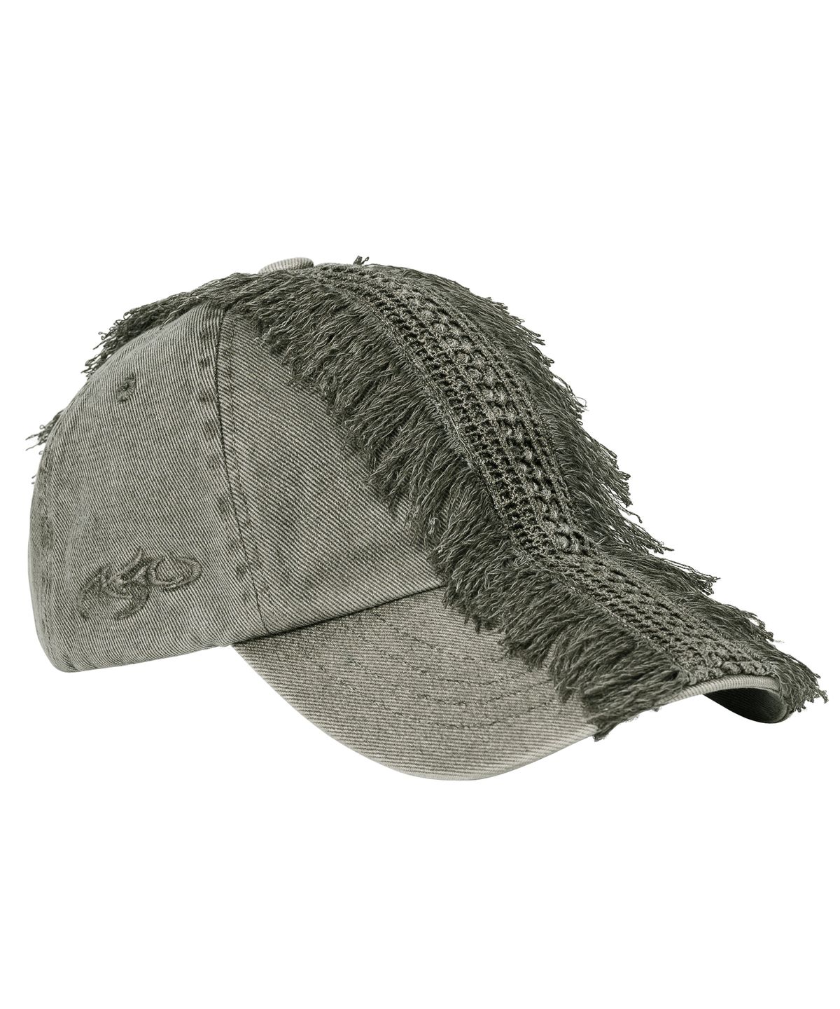 아조바이아조(AJOBYAJO) Lace Trimming Washed Cap [TEA GREEN]