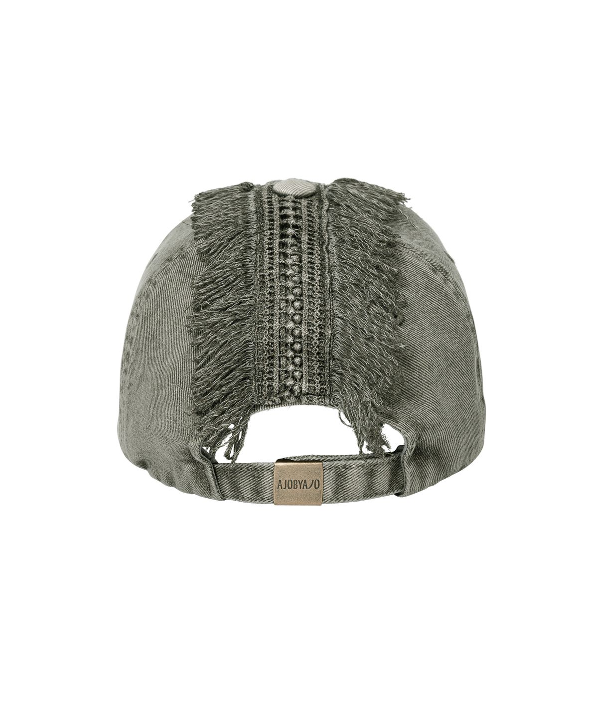 아조바이아조(AJOBYAJO) Lace Trimming Washed Cap [TEA GREEN]