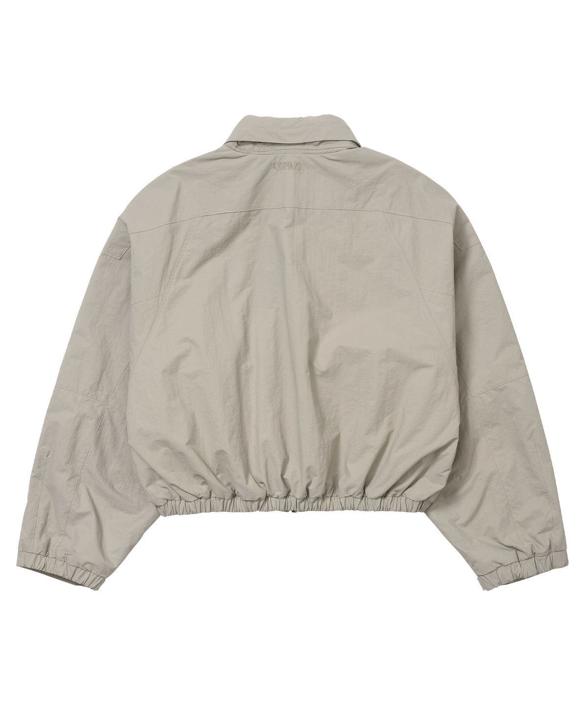 아조바이아조(AJOBYAJO) Cargo Nylon Short Jacket [LIGHT GREY]