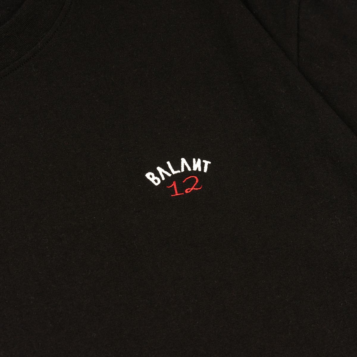 발란트(BALANT) 시그니처 로고 베이직 티셔츠 - 블랙