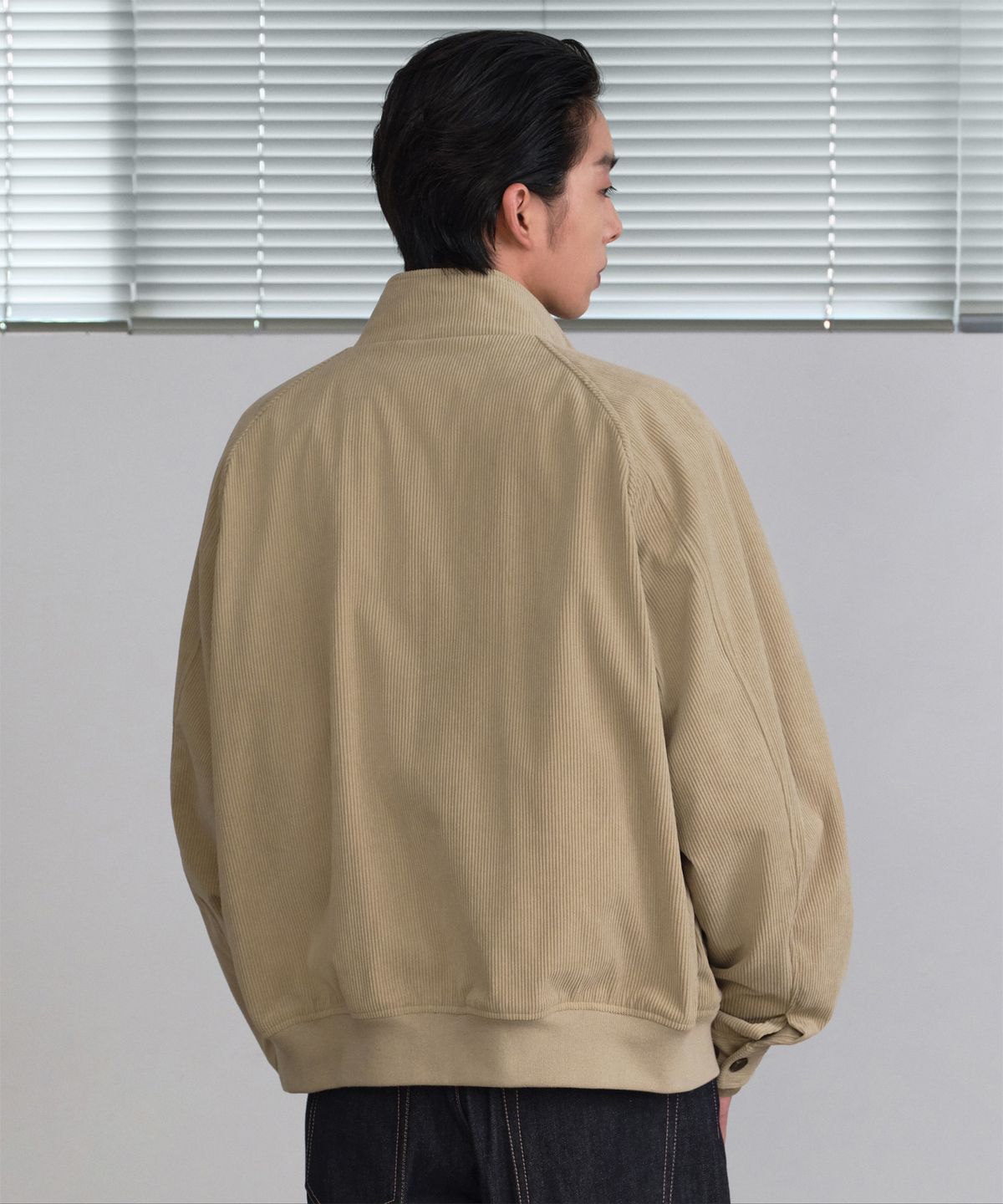 무신사 스탠다드(MUSINSA STANDARD) 8W 코듀로이 해링턴 재킷 [베이지]