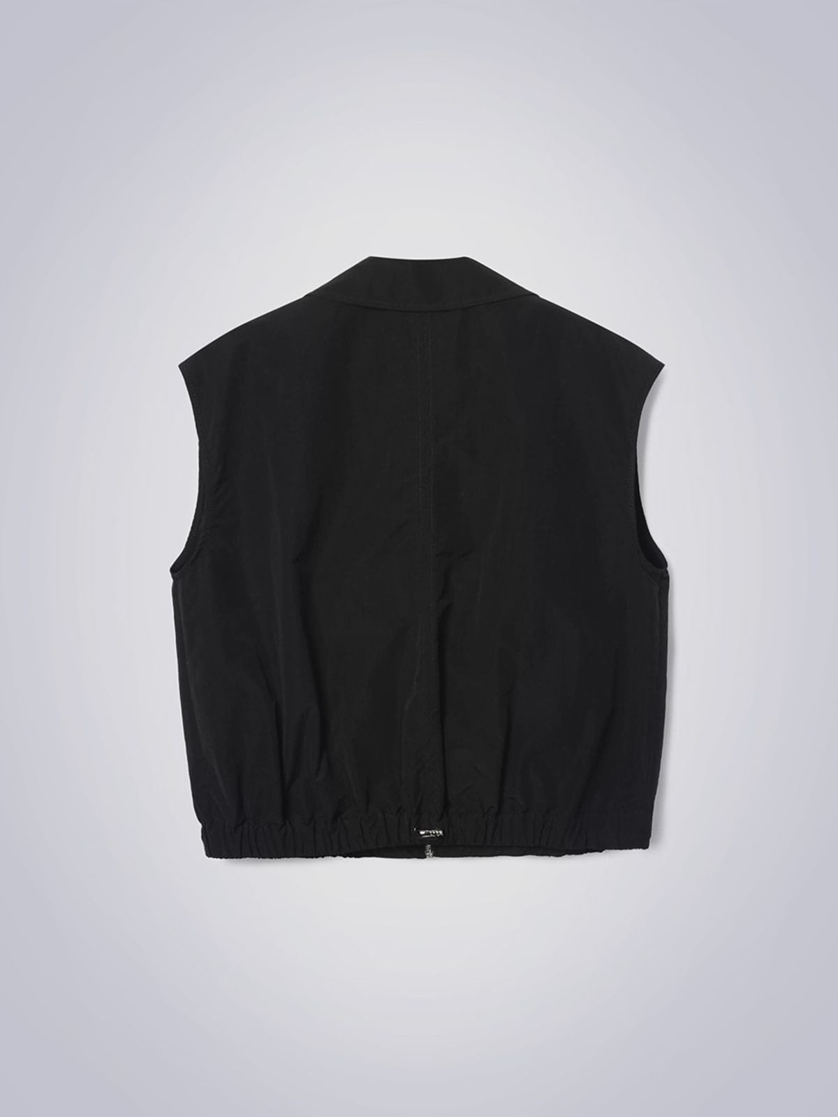 하우스공칠이씨(HAUS072C) LUAN SHIRRING VEST BLACK