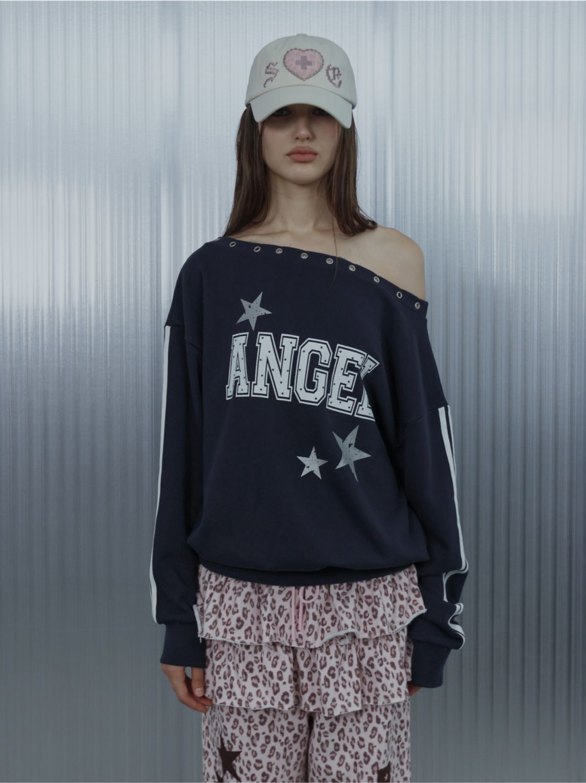 셋업이엑스이(SETUP-EXE) EYELET ANGEL MTM / NAVY