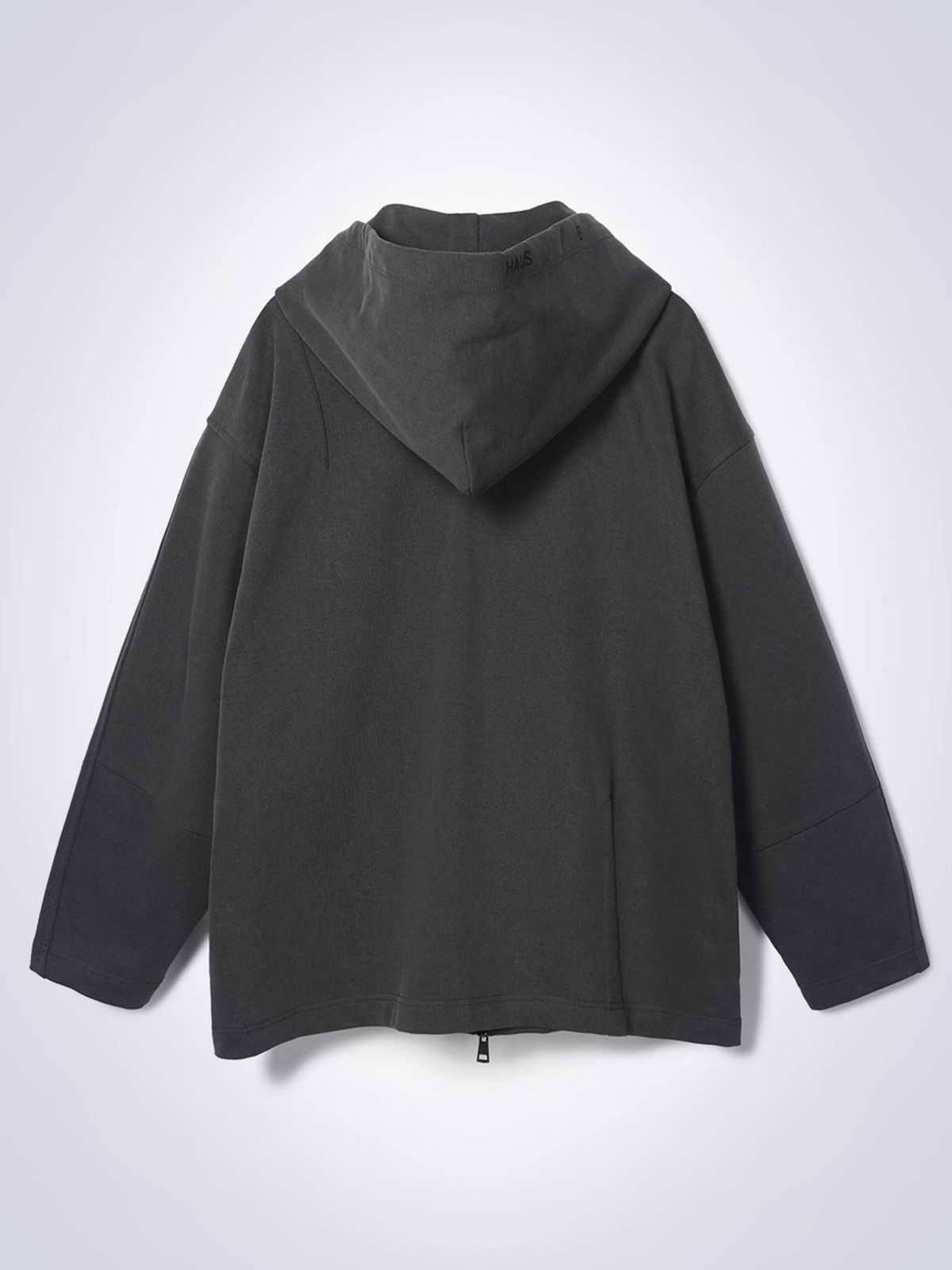 하우스공칠이씨(HAUS072C) MOMO HOOD ZIP UP JACKET DARK GREY