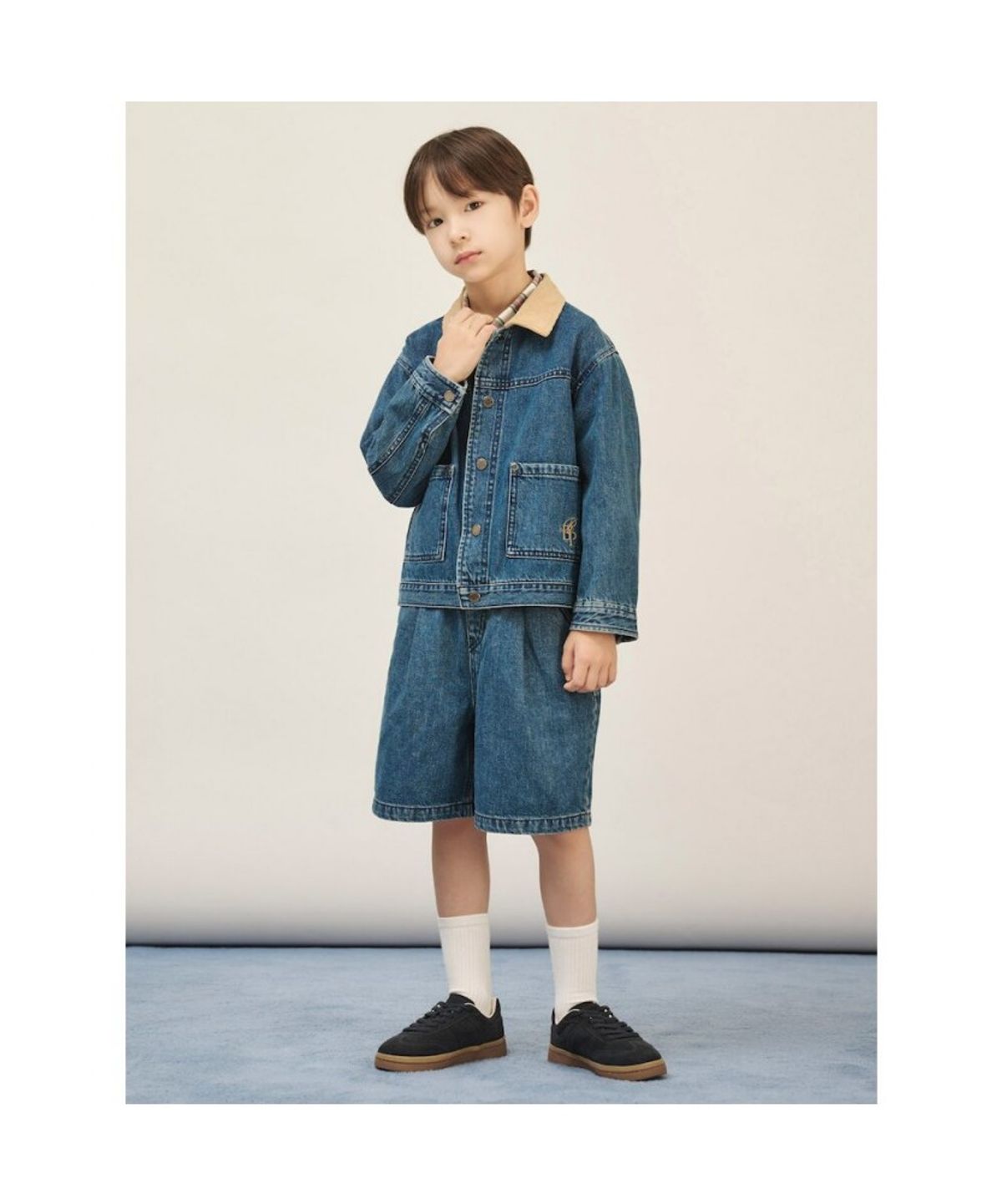 빈폴 키즈(BEANPOLE KIDS) [Reedition] 데님 헌팅 재킷  네이비 (BI5839U01R) (BI5839U01R) (BI5839U01R)