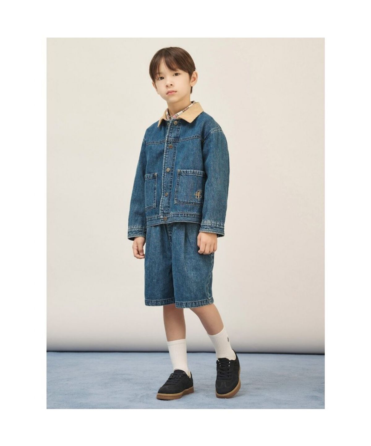 빈폴 키즈(BEANPOLE KIDS) [Reedition] 데님 헌팅 재킷  네이비 (BI5839U01R) (BI5839U01R) (BI5839U01R)