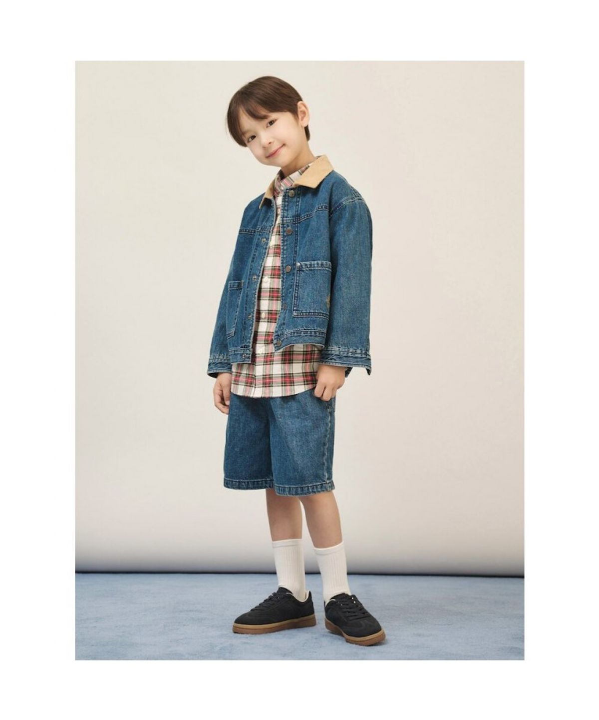 빈폴 키즈(BEANPOLE KIDS) [Reedition] 데님 헌팅 재킷  네이비 (BI5839U01R) (BI5839U01R) (BI5839U01R)