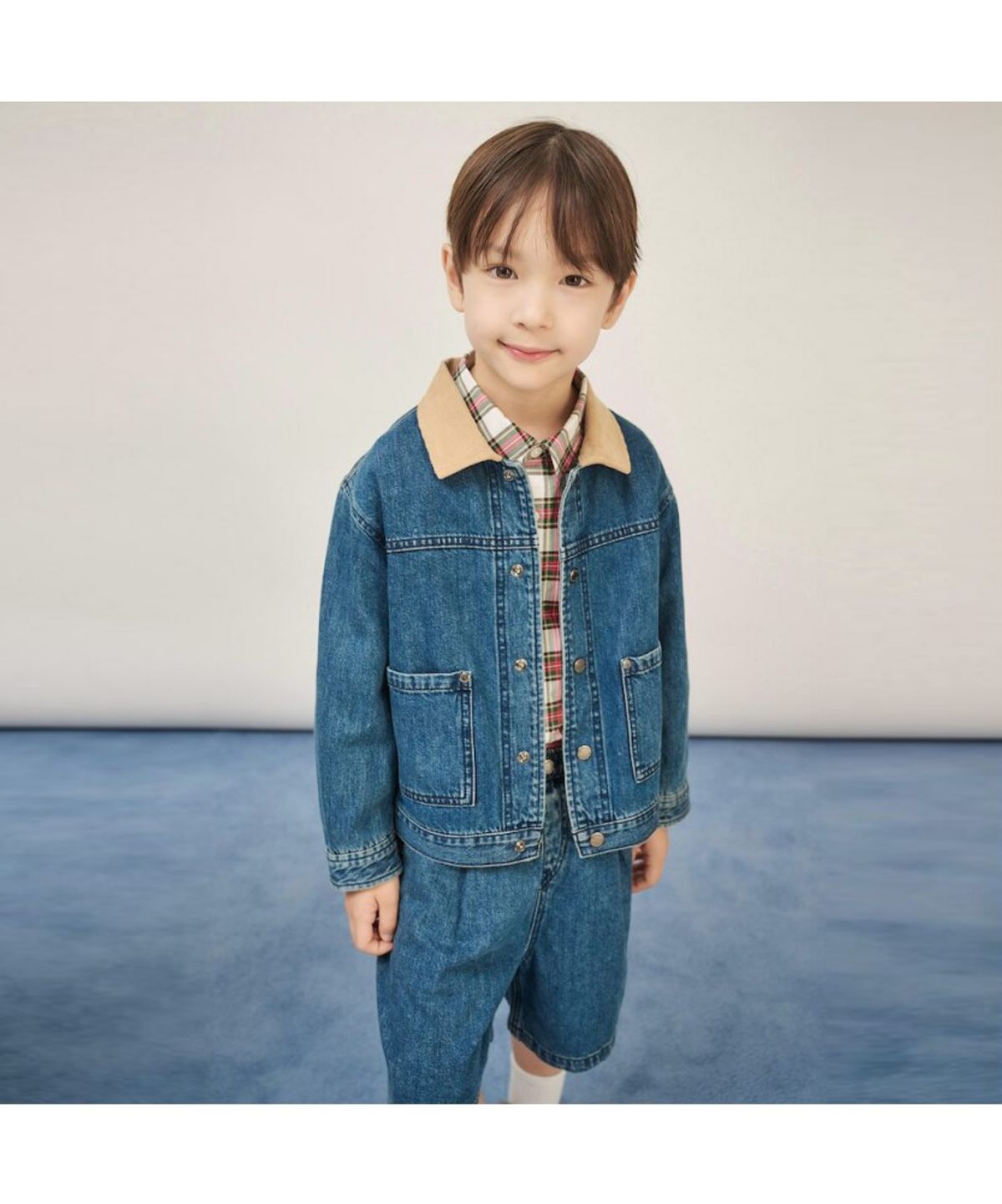 빈폴 키즈(BEANPOLE KIDS) [Reedition] 데님 헌팅 재킷  네이비 (BI5839U01R) (BI5839U01R) (BI5839U01R)