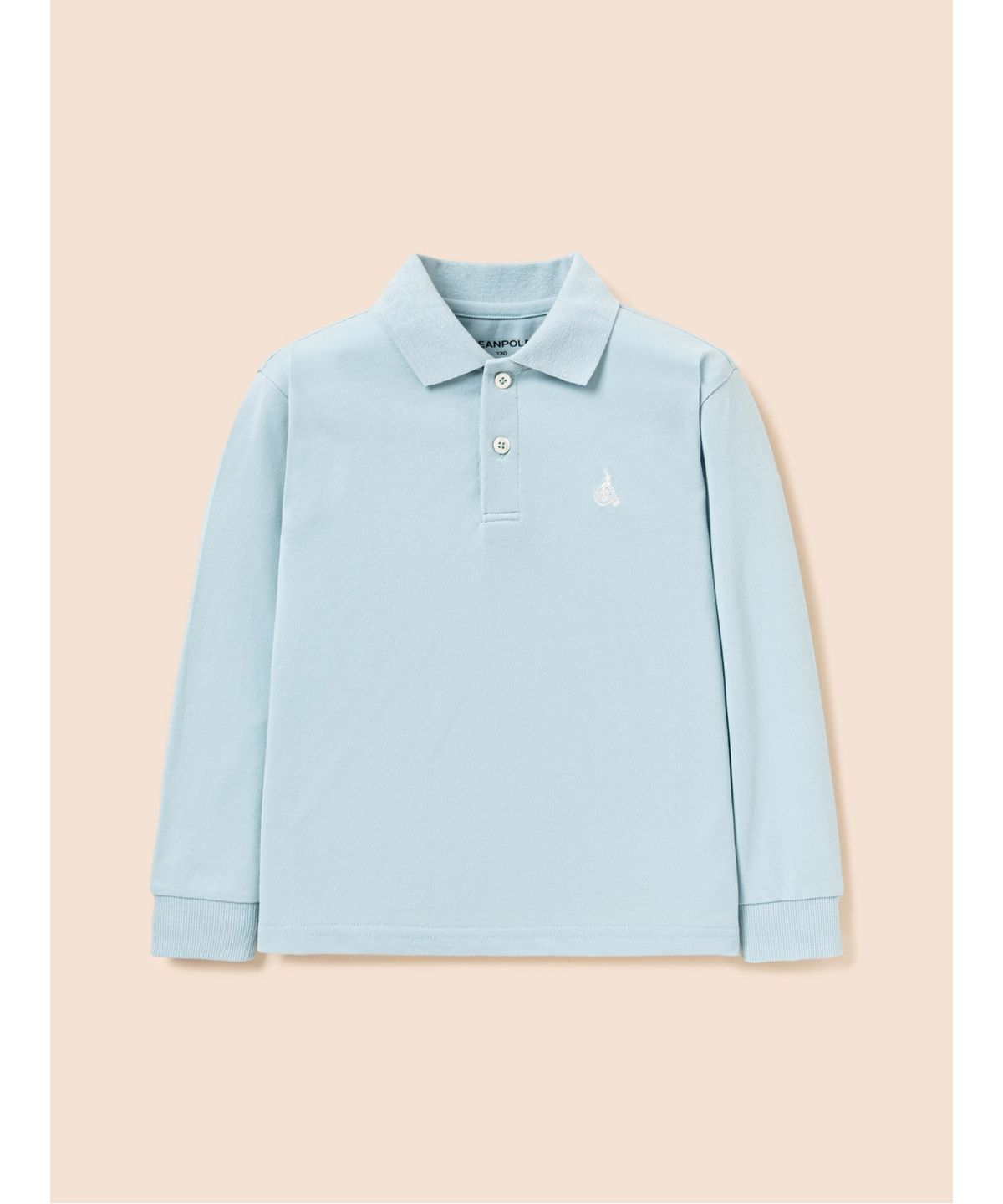 빈폴 키즈(BEANPOLE KIDS) [Essential] 피케 칼라 긴팔 티셔츠  라이트 그린 (BI5841UE3L)