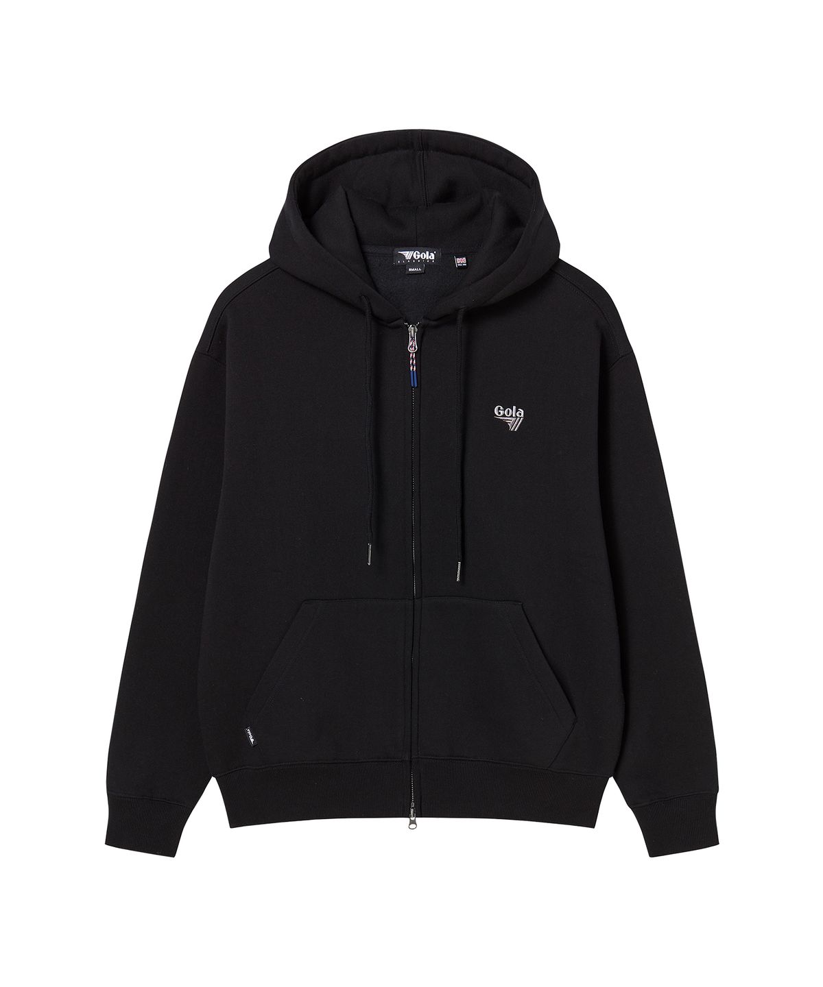 골라(GOLA) SWEAT ZIP HOODIE [BLACK]