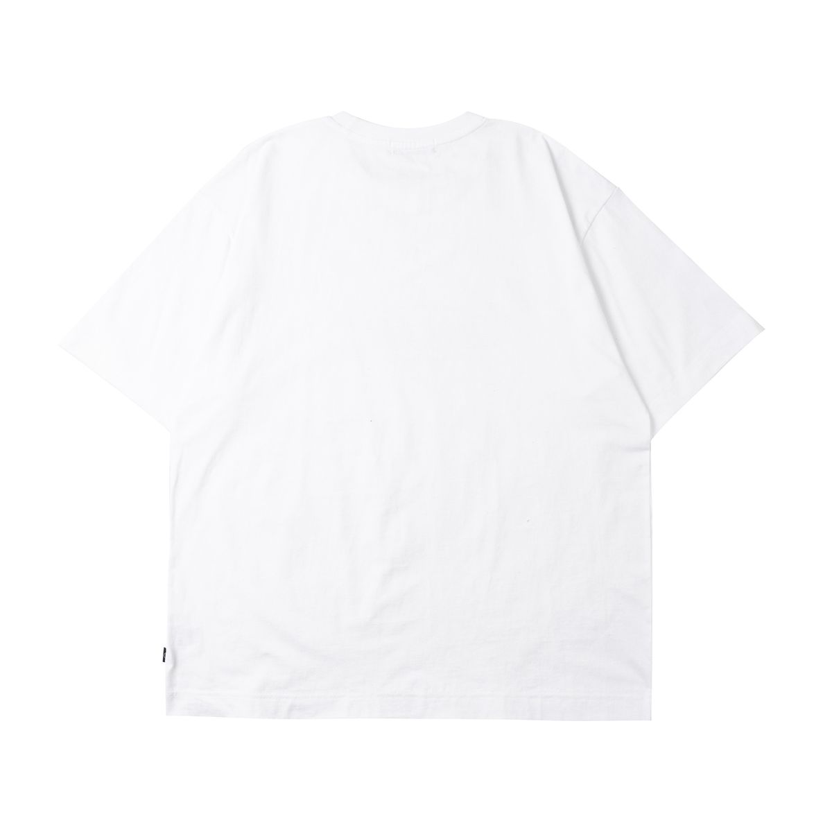 발란트(BALANT) 오리지널 스탬프 로고 베이직 티셔츠 - 화이트