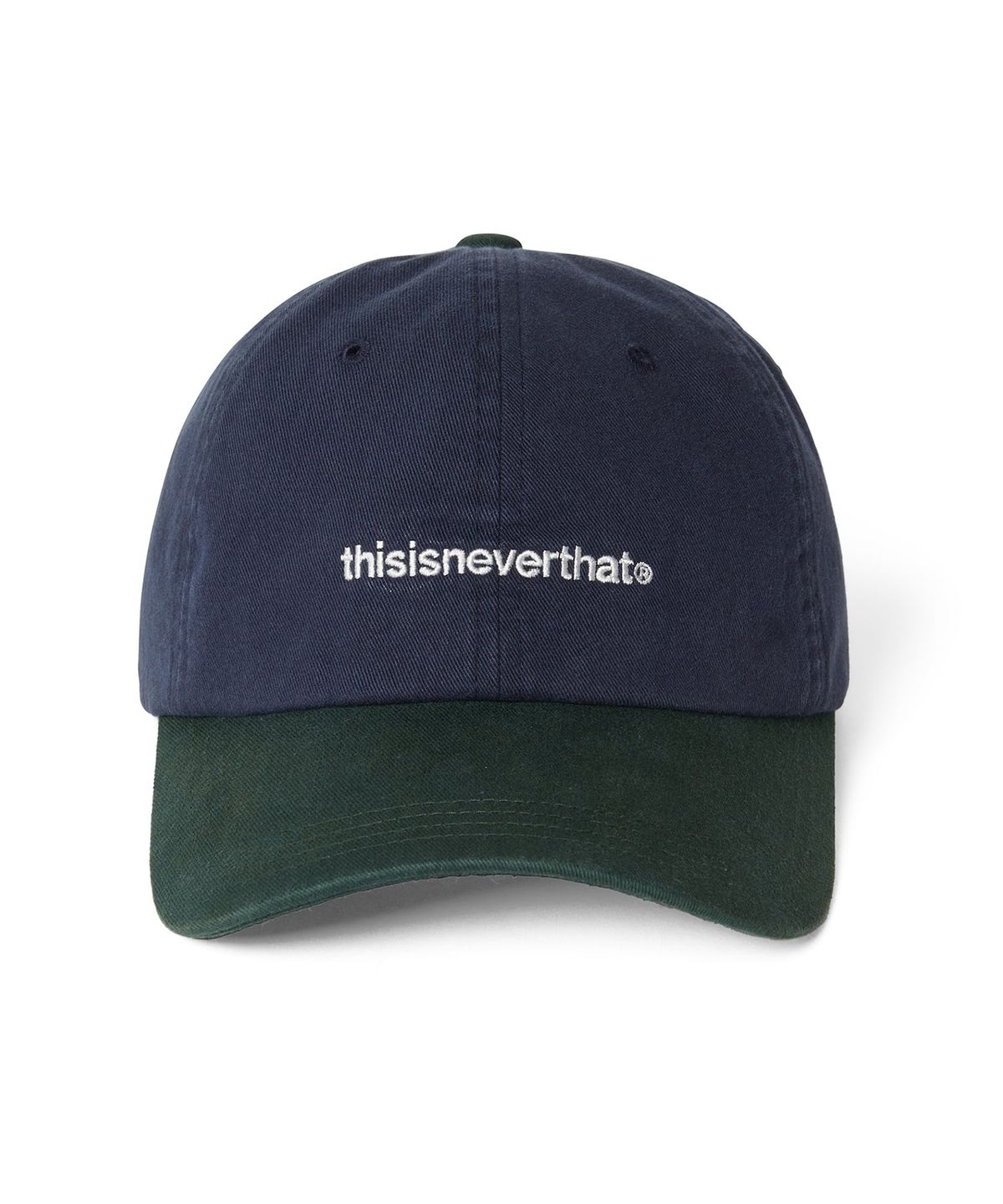 디스이즈네버댓(THISISNEVERTHAT) T-Logo Cap Navy/Green
