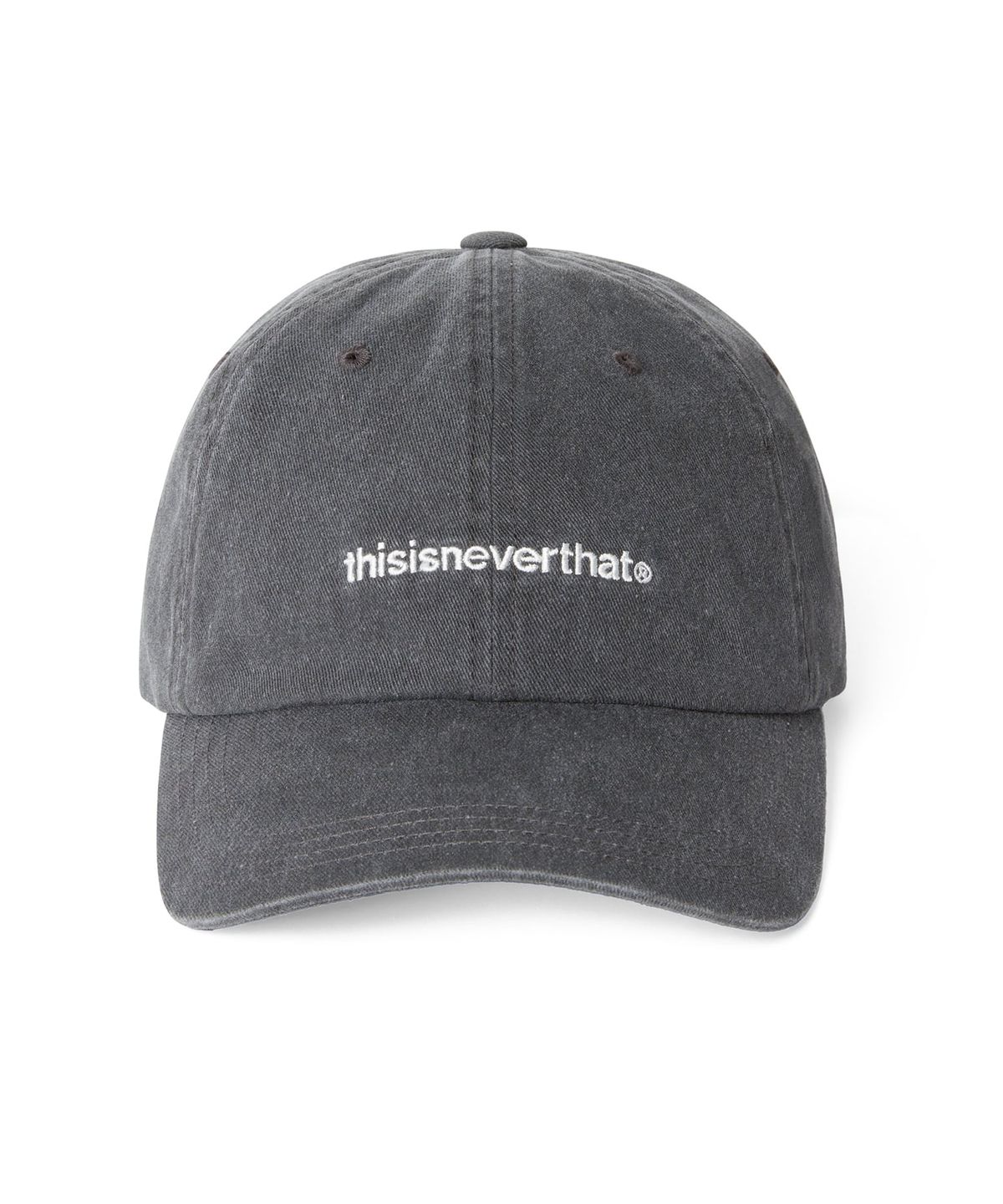 디스이즈네버댓(THISISNEVERTHAT) T-Logo Cap Washed Charcoal