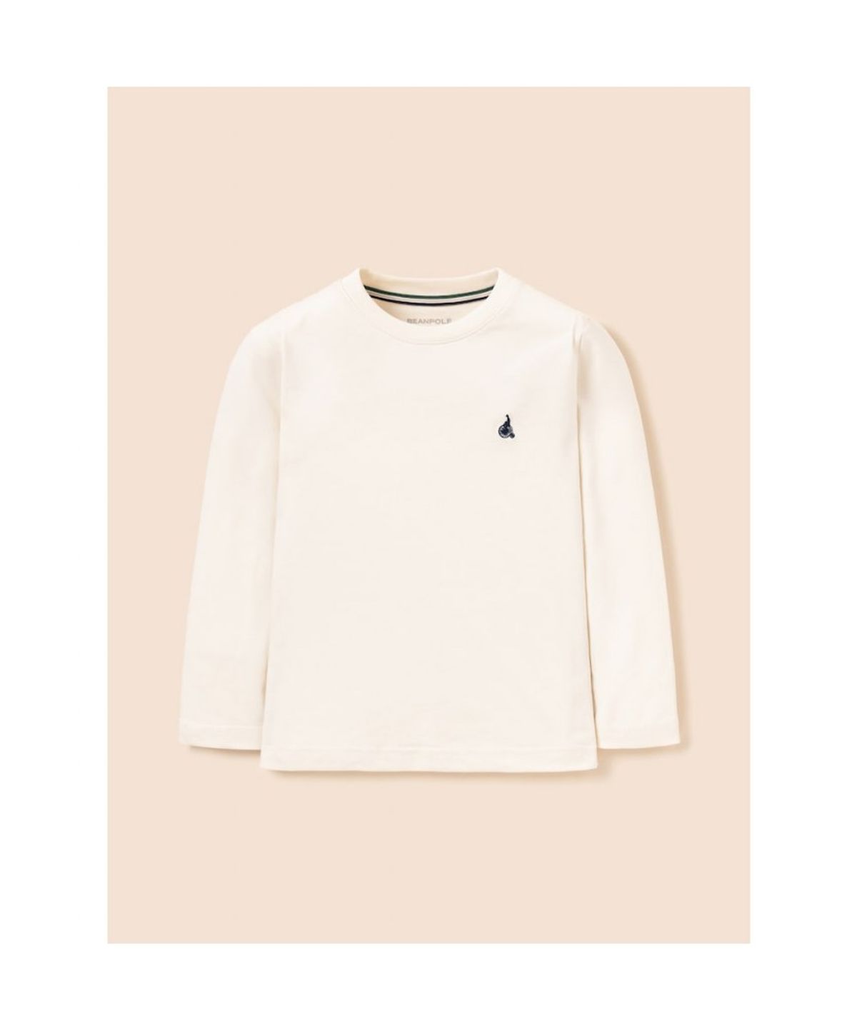 빈폴 키즈(BEANPOLE KIDS) [Essential] 수피마 베이직 긴소매 티셔츠  아이보리 (BI5841UE10) (BI5841UE10)