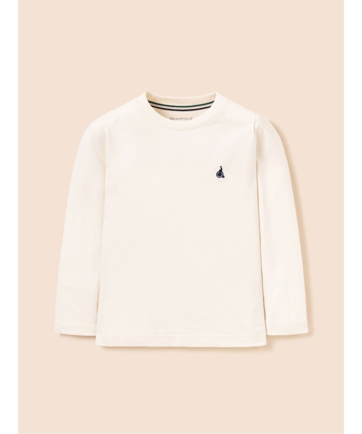 빈폴 키즈(BEANPOLE KIDS) [Essential] 수피마 베이직 긴소매 티셔츠  아이보리 (BI5841UE10) (BI5841UE10)